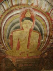 Dambulla - peintures plafond