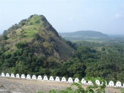 Dambulla - vue de la terrasse