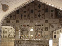 Fort Amber - Diwan I Khas , Shish Mahal (salle)