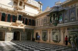 Udaipur - City Palace - Mor Chowk cour