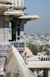 Udaipur - ville depuis balcon City Palace